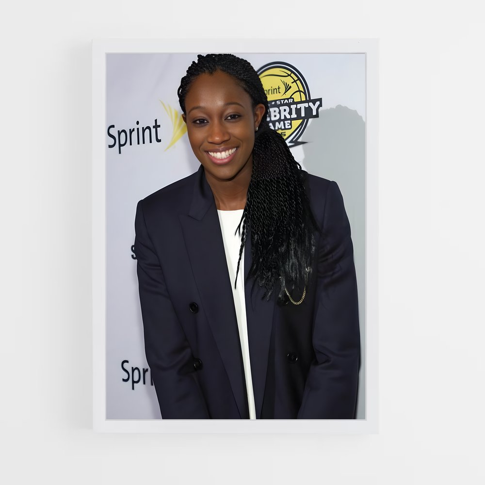 Poster Smile de Tina – affiche Basketball (vue 3)